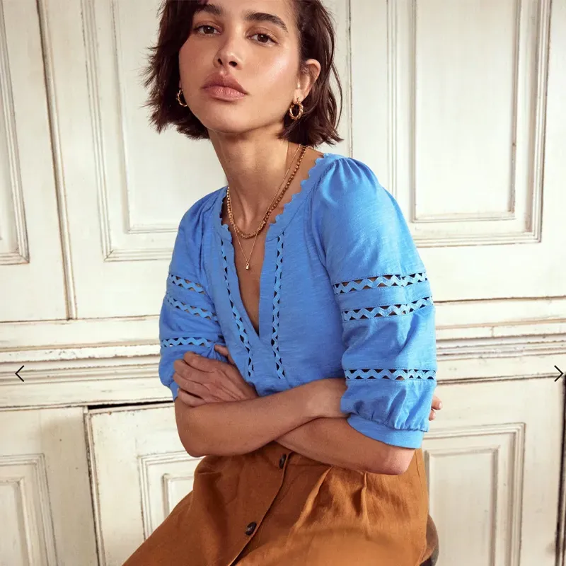 boden lace t shirt' title='20 Stores Like Anthropologie to Shop Right Now