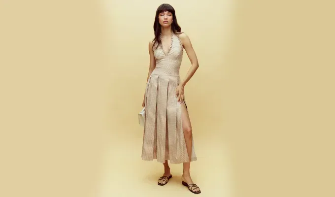 drop waist dresses Reformation Beaux Dress' title='I’m in Love with Drop-Waist Dresses—Here Are 12 Trending Styles to Shop Right Now