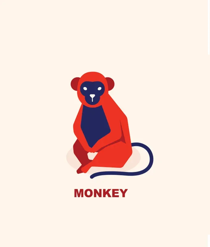 chinese zodiac compatibility: monkey illustration' fetchpriority='auto' title='Chinese Zodiac Compatibility: The Best Love Matches for the 12 Animals