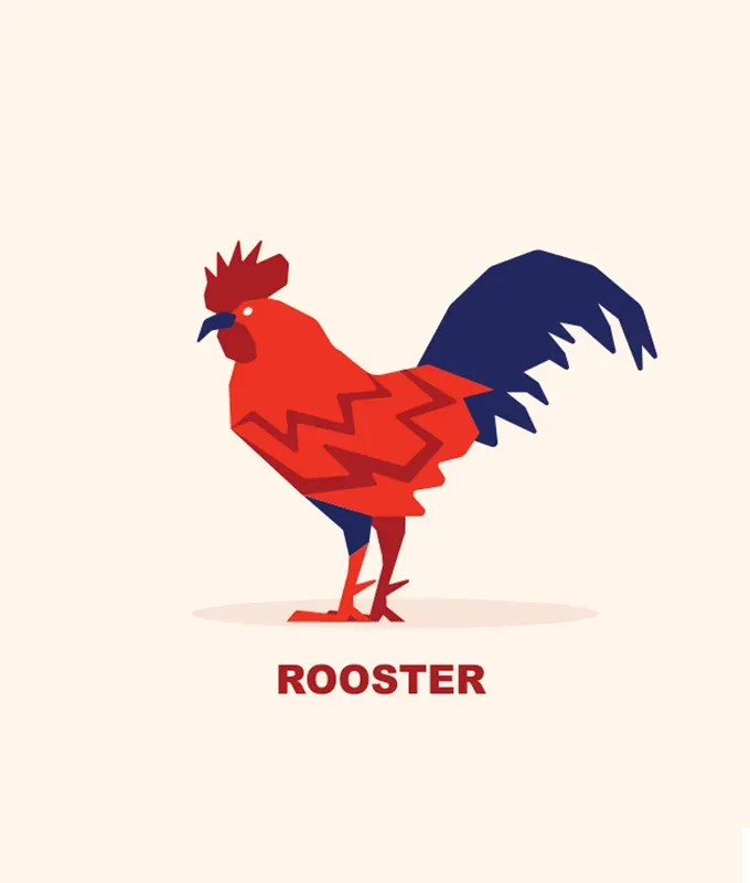 chinese zodiac compatibility: rooster illustration' fetchpriority='auto' title='Chinese Zodiac Compatibility: The Best Love Matches for the 12 Animals