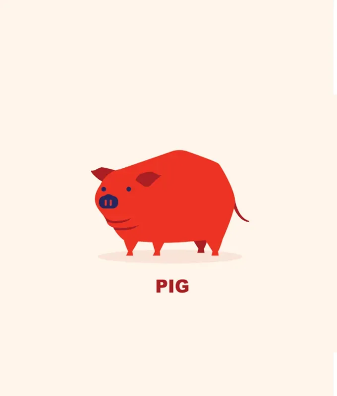 chinese zodiac compatibility: pig illustration' fetchpriority='auto' title='Chinese Zodiac Compatibility: The Best Love Matches for the 12 Animals