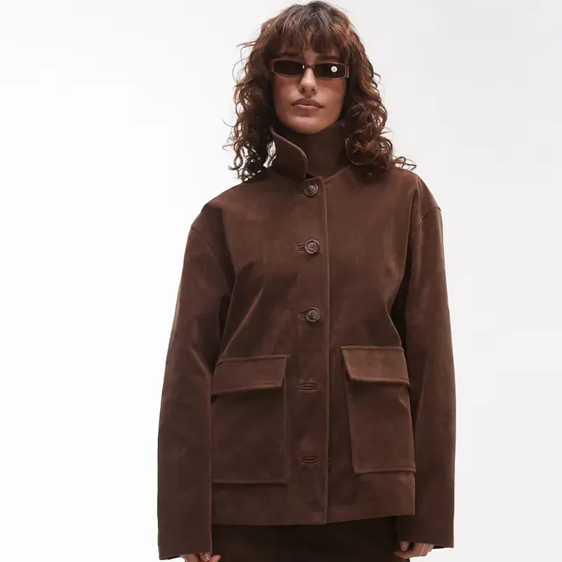 stores like zara ASOS Topshop Faux Suede Boxy Jacket' title='11 Stores Like Zara That Deserve Your Immediate Attention