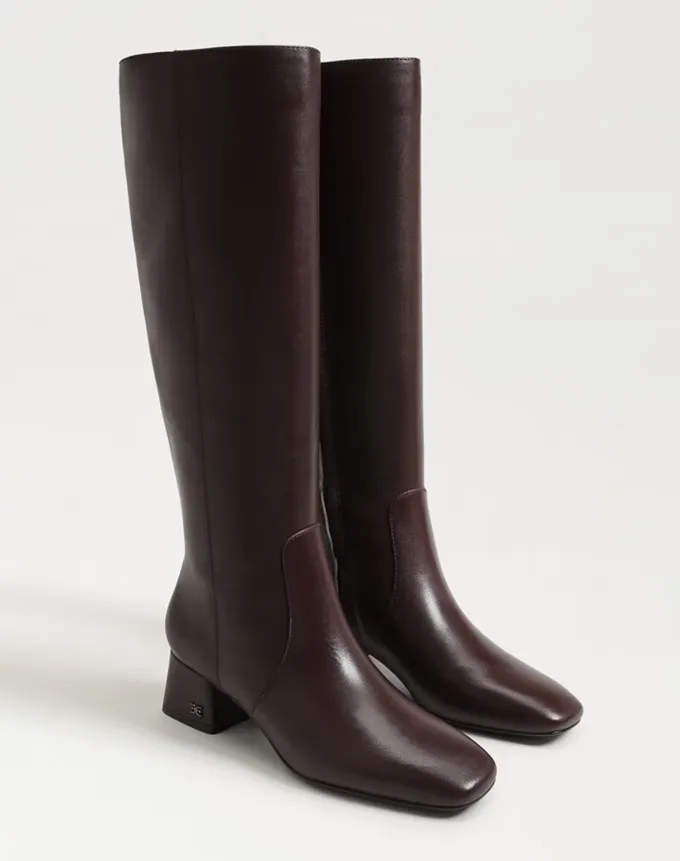 Lorelai Gilmore Style: Sam Edelman Brown Leather Boots' title='Now That I’m in My 30s I Just Want to Dress Like Lorelai Gilmore