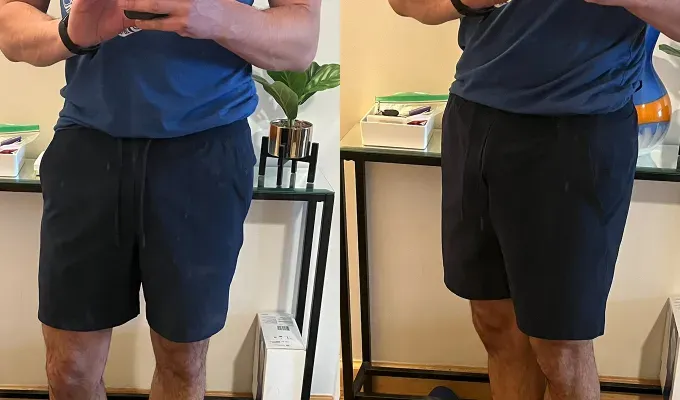 Lululemon mans shorts review: Zeroed in Shorts tester photos' title='The 6 Best Lululemon Men’s Shorts: Tested & Reviewed With Pics