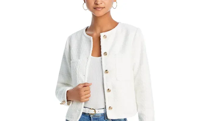 gen-z-preppy-fashion-trend Aqua Tweed Jacket' title='Gen Z Has Spoken: Here’s What ’Preppy’ Looks Like in 2025