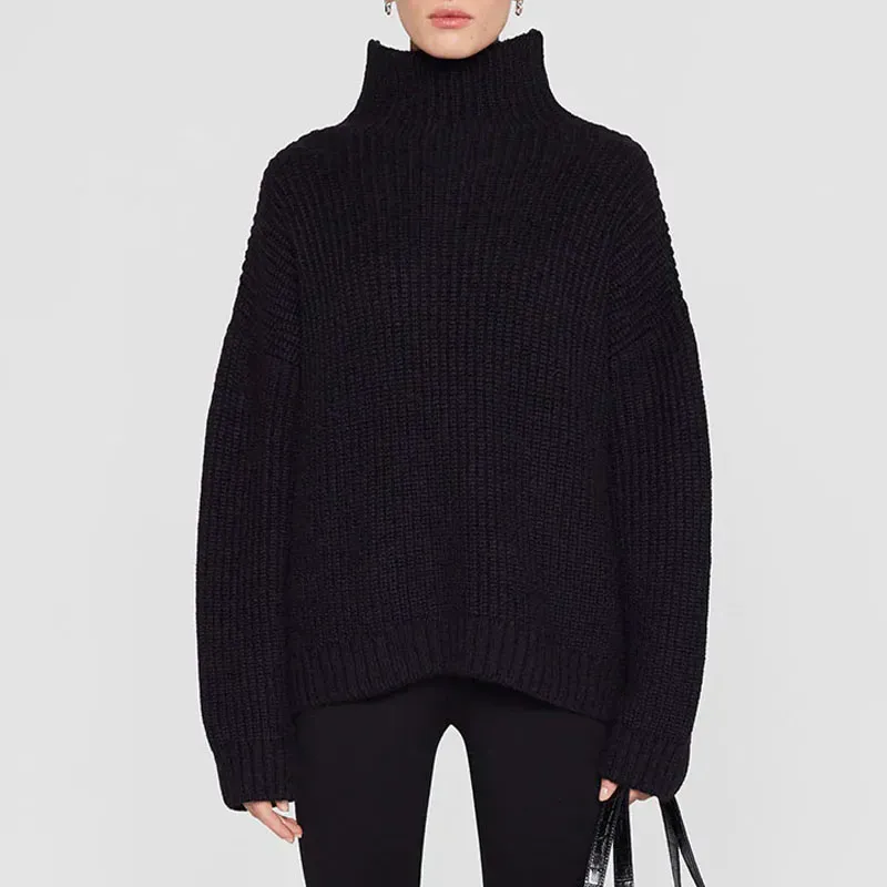 anine bing sydney sweater' title='What Sweater Is Best for Your Body Type? We Asked a Stylist