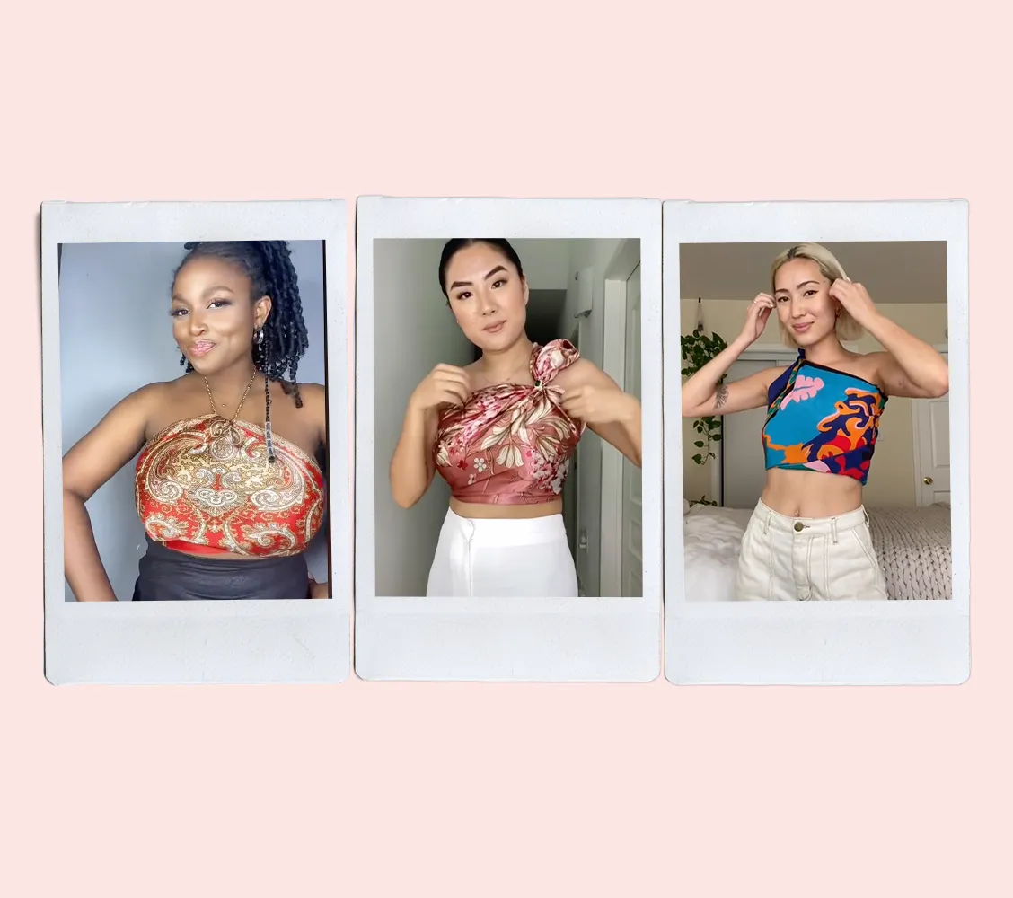 15 TIKTOK-zugelassene stilvolle und einfache Möglichkeiten, einen Schal zu binden