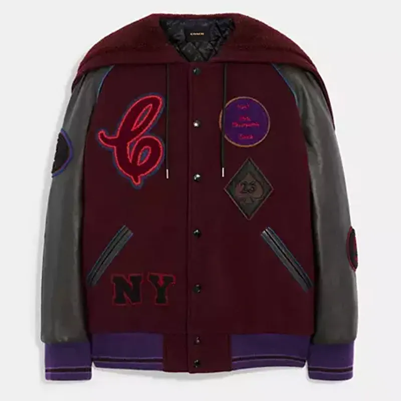 coach varsity jacket' title='Wondering How to Style Flannel? Here Are 17 Outfit Ideas to Try According to a Fashion Editor