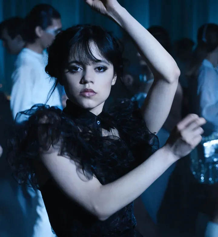 wednesday netflix' fetchpriority='high' title='The Soft Goth Aesthetic Is Trending Thanks to the ‘Wednesday’ Netflix Hit: Here Are 10 Ways to Get the Look