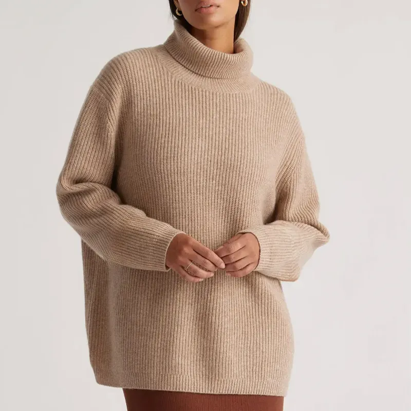 quince oversize sweater' title='13 On-Trend Ways to Wear Leather Pants in 2024 (Plus One Look to Definitely Avoid)