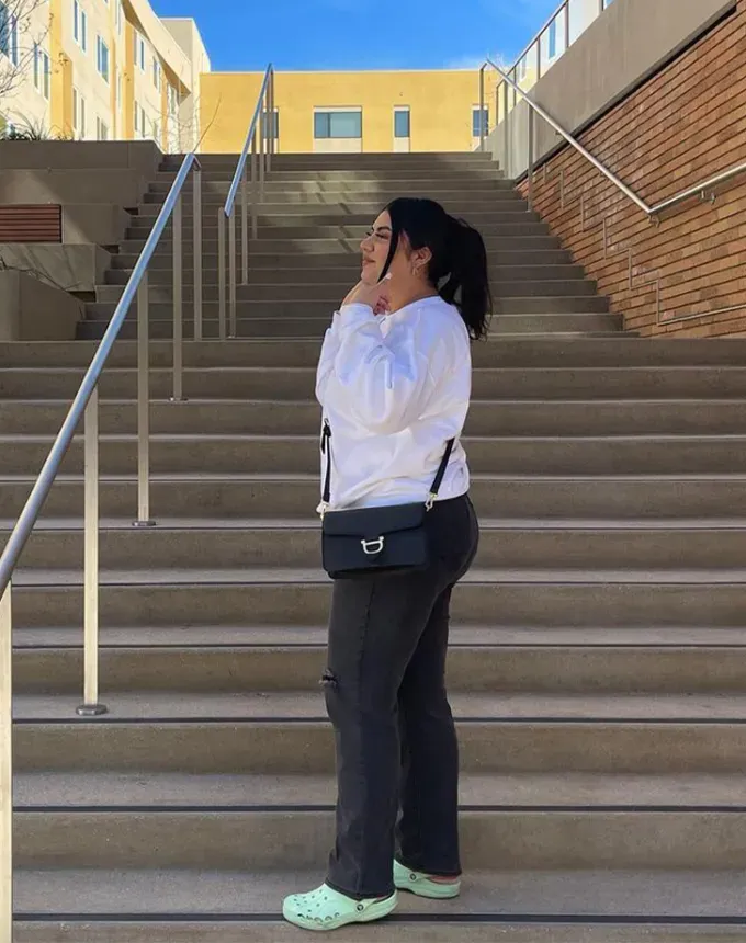 crocs outfit ideas jennifer' title='24 Crocs Outfit Ideas That Are Both Stylish and Comfy