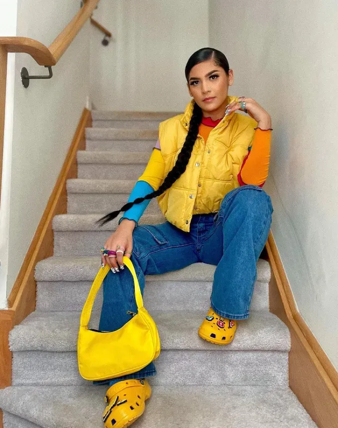 crocs outfit ideas katheryn' title='24 Crocs Outfit Ideas That Are Both Stylish and Comfy