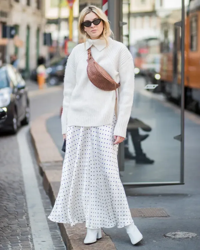winter white outfits polka dots' fetchpriority='auto' title='16 Winter White Outfits to Brighten Your Cold Weather Wardrobe