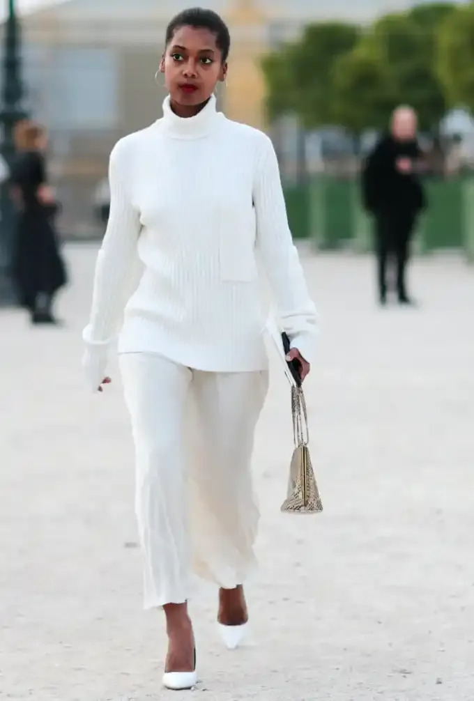 16 Winter weiße Outfits, um Ihre kalte Wettergarderobe aufzuhellen