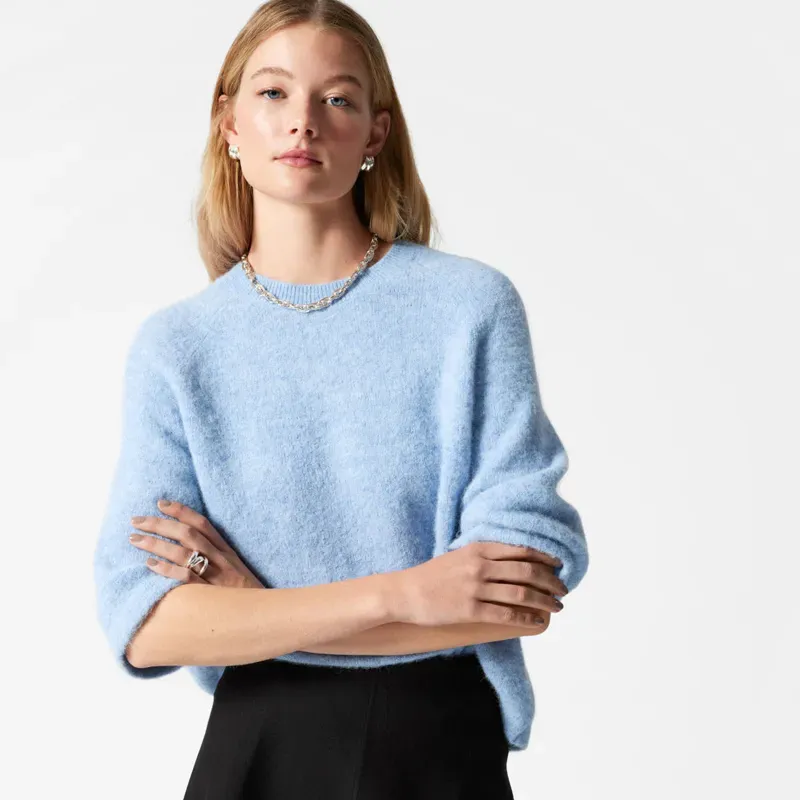 stores like madewell Other Stories Scalloped Knit Top' title='23 Stores Like Madewell for Stylish Wardrobe Essentials
