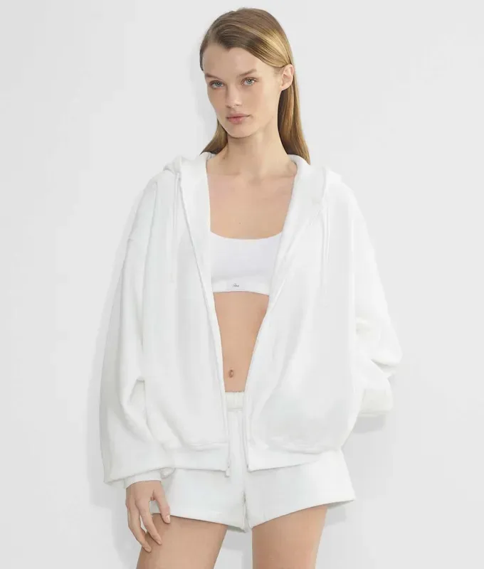 The Aritzia Cozy Mega Zip Hoodie.' title='Gen Z Is Ditching Millennials’ Favorite Workout Wear—Here’s What They’re Buying Instead