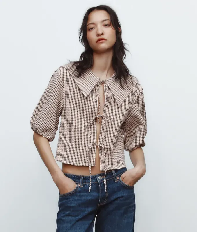 The Zara Gingham Shirt.' title='Sorry Scandi This Summer Is *All* About Portuguese Girl Style