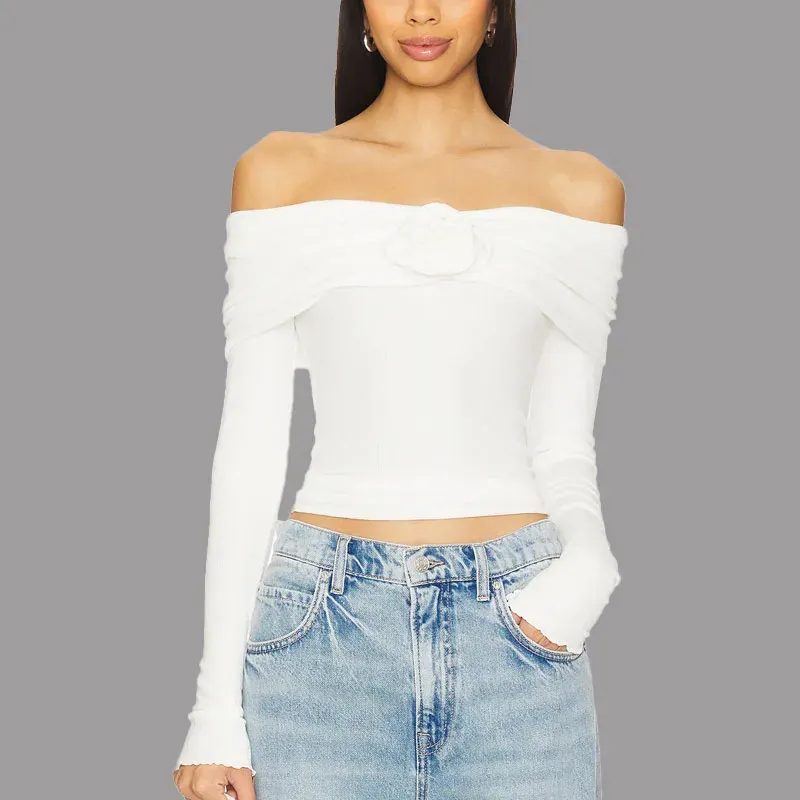 petite barrel jeans white off shoulder' title='Here’s How I Pull Off Barrel Jeans as a 5’1 Petite