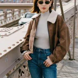The Best Leather Jackets for Petites Vetted by Women Under 5’4