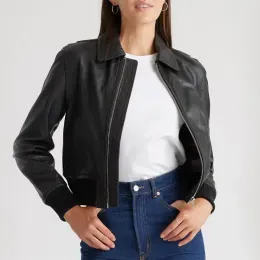 The Best Leather Jackets for Petites Vetted by Women Under 5’4