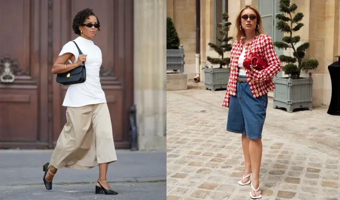 The Three-Color Rule in Fashion: Street style photos of women wearing three colors' fetchpriority='auto' title='Is the Three-Color Rule the Secret to Looking Effortlessly Put-Together? I Put It to the Test