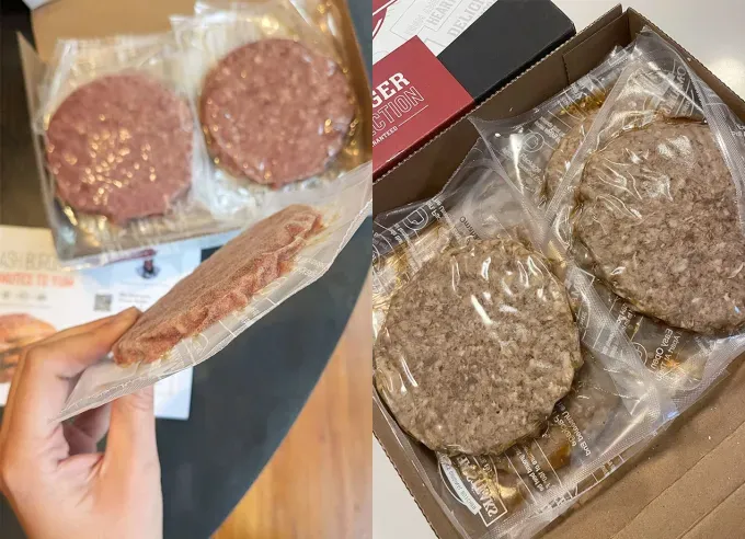 omaha steaks smashburger kit review: raw omaha steak smash burgers' title='Do Omaha Steaks Smash Burgers Really Cook in 5 Minutes Sans-Griddle? Our Food Team Tested Them