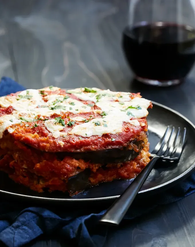 postpartum freezer meals: eggplant parm casserole' title='31 Postpartum Freezer Meals Any Parent Will Appreciate