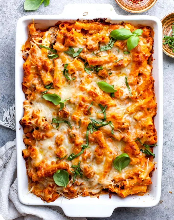 postpartum freezer meals: baked ziti' title='31 Postpartum Freezer Meals Any Parent Will Appreciate