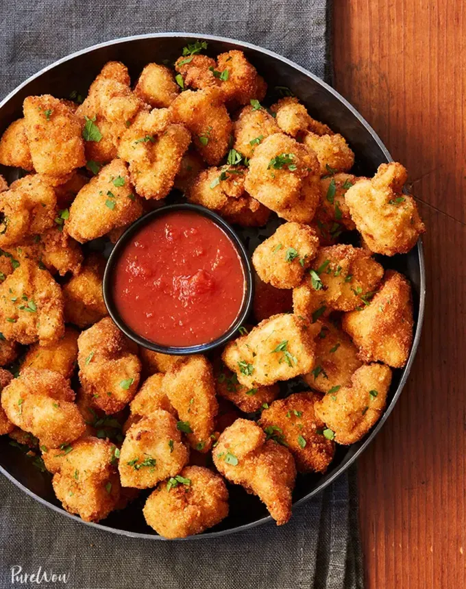 savory appetizers: chicken parm bites' title='51 Savory Appetizers That Are Sure to Get the Party Started from Make-Ahead Gems to Cheesy Delights