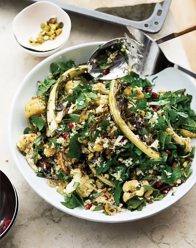 yotam ottolenghi cauliflower pomegranate pistachio salad' title='How to Tell If a Pomegranate Is Ripe