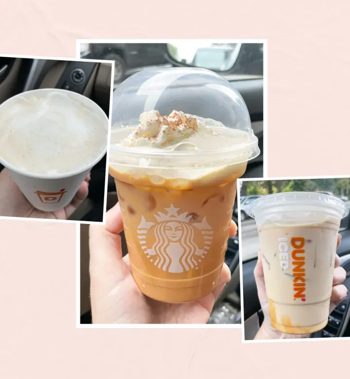 Dunkin 'vs. Starbucks: Melyik láncban van a legjobb sütőtök fűszer latte? Az élelmiszer -szerkesztő őszinte áttekintése