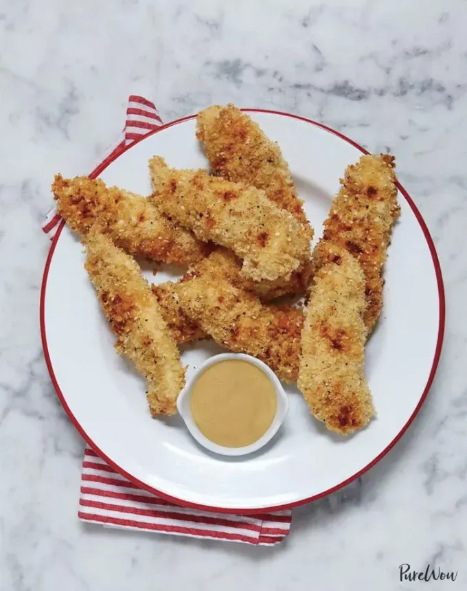 toddler dinner ideas: baked chicken tenders' title='31 Toddler Dinner Ideas Your Picky Eater Might Actually Try