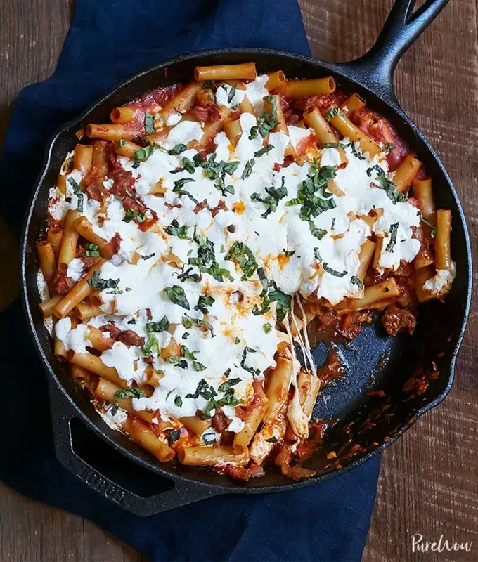 toddler dinner ideas: one pan ziti' title='31 Toddler Dinner Ideas Your Picky Eater Might Actually Try
