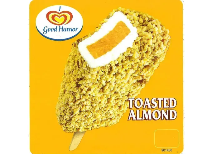 best nostalgic ice cream truck treats: good humor toasted almond bar' title='The Best Nostalgic Ice Cream Truck Treats of All Time Ranked