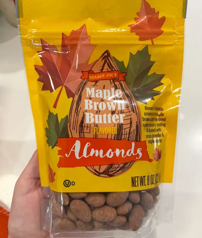 new trader joe’s items reviewed september 2025: maple brown butter almonds' title='11 New Trader Joe’s Items Ranked & Reviewed by a Food Editor