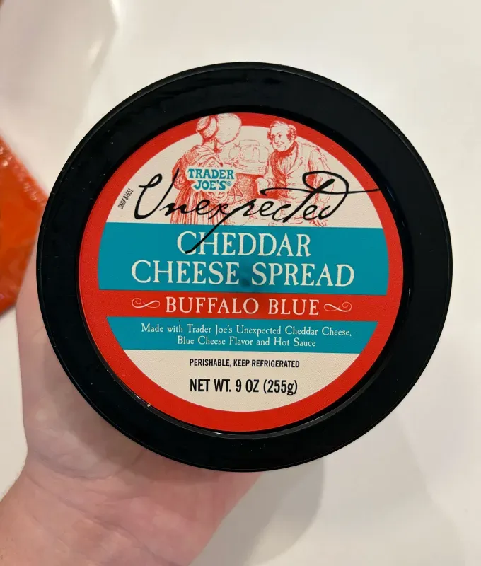 new trader joe’s items reviewed september 2025: unexpected cheddar buffalo blue spread' title='11 New Trader Joe’s Items Ranked & Reviewed by a Food Editor