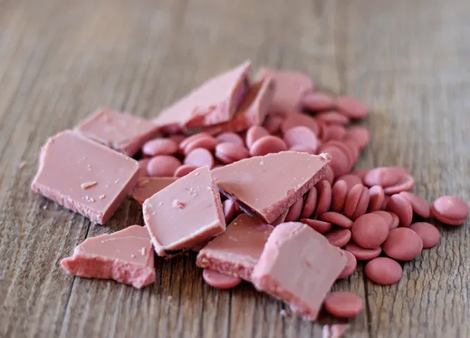 types of chocolate ruby chocolate' fetchpriority='auto' title='7 Types of Chocolate Explained (Because Who Knows the Difference Between Bittersweet and Semisweet Anyway?)