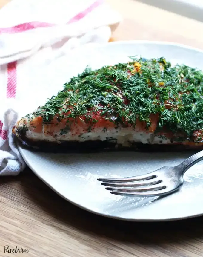 easter brunch ideas: slow cooked salmon' title='66 Easter Brunch Ideas That Are Quick Easy and Festive