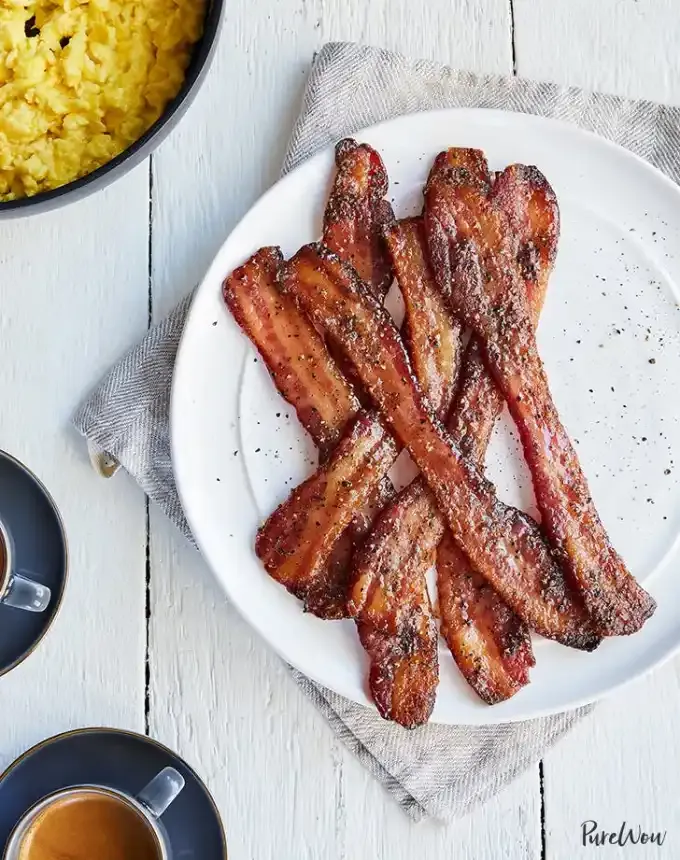 easter brunch ideas: maple candied bacon' title='66 Easter Brunch Ideas That Are Quick Easy and Festive