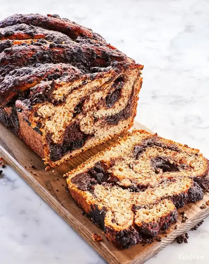 easter brunch ideas: chocolate banana bread' title='66 Easter Brunch Ideas That Are Quick Easy and Festive