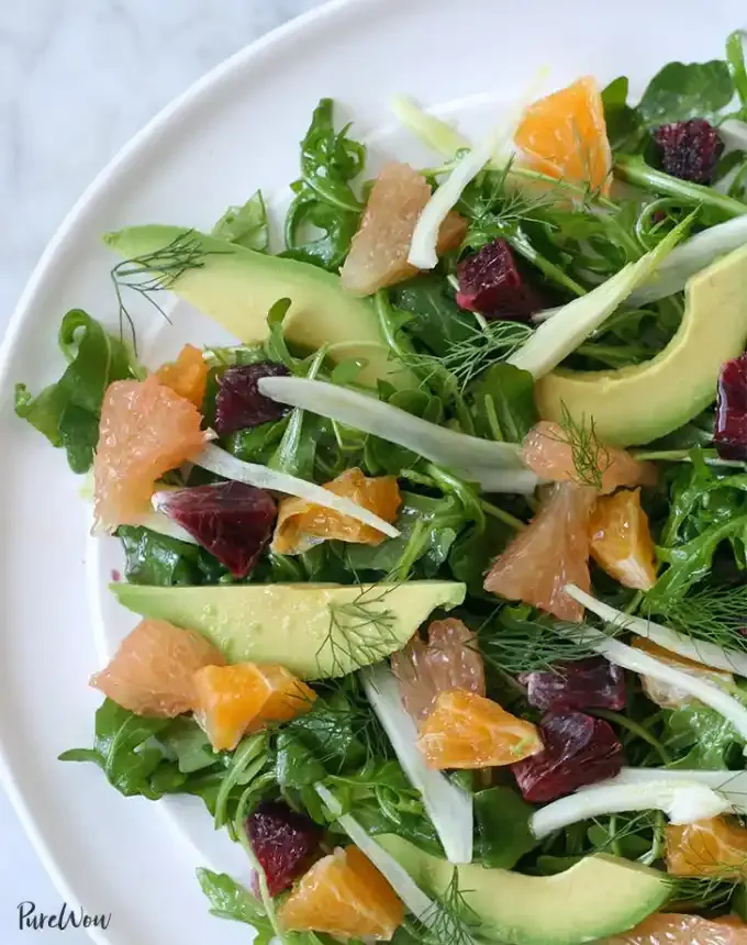 easter brunch ideas: citrus fennel avocado salad' title='66 Easter Brunch Ideas That Are Quick Easy and Festive