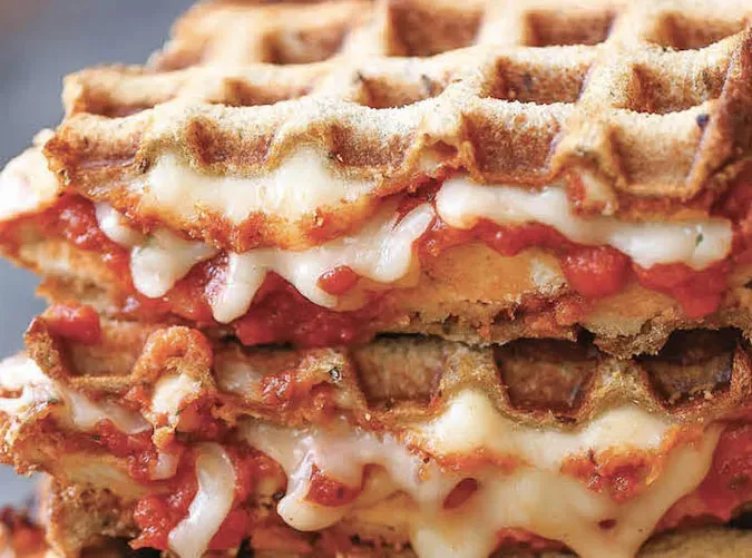 chicken parm grilled cheese' title='49 Dinners You Can Make with a Jar of Tomato Sauce