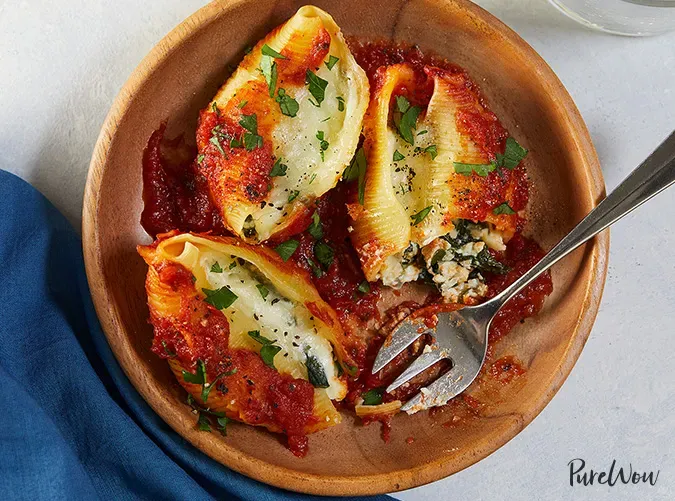 recipes with tomato sauce slow cooker stuffed shells recipe' title='49 Dinners You Can Make with a Jar of Tomato Sauce