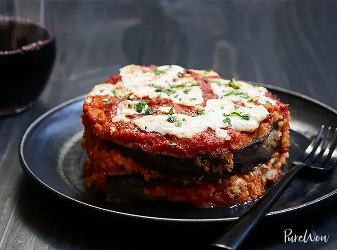 eggplant parm casserole' title='49 Dinners You Can Make with a Jar of Tomato Sauce