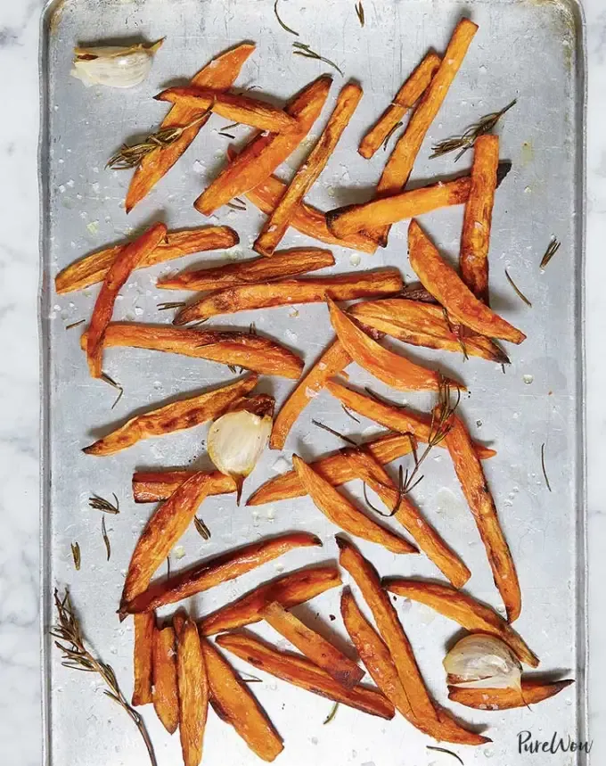 side dishes for ham: roasted sweet potato fries' title='62 Side Dishes for Ham to Serve on Easter Christmas and Every Day in Between