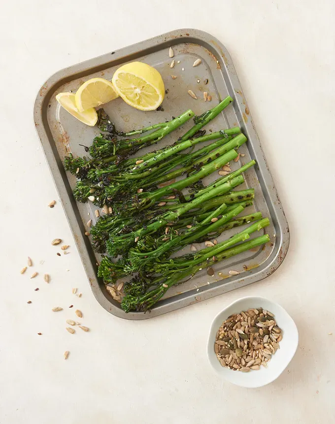 side dishes for ham: zesty chargrilled broccolini' title='62 Side Dishes for Ham to Serve on Easter Christmas and Every Day in Between