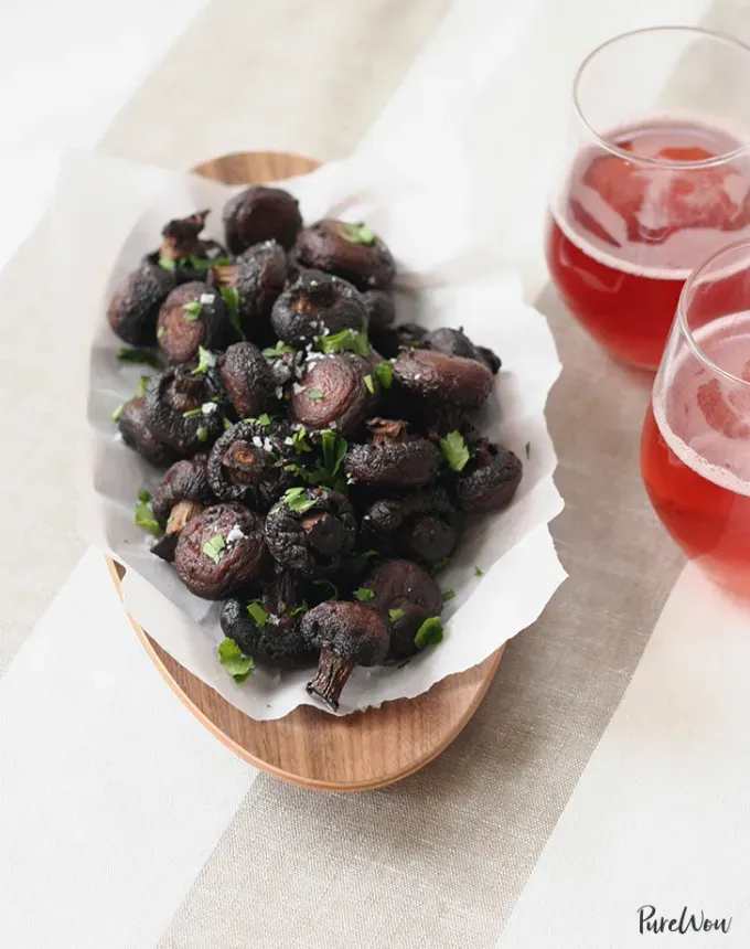 side dishes for ham: crispy mushrooms' title='62 Side Dishes for Ham to Serve on Easter Christmas and Every Day in Between