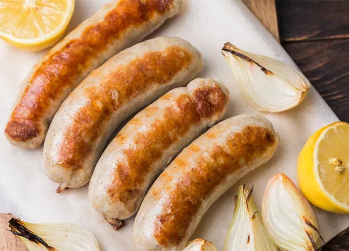 types of sausage bratwurst' fetchpriority='auto' title='10 Types of Sausage All Home Cooks Should Know from Fresh to Cured