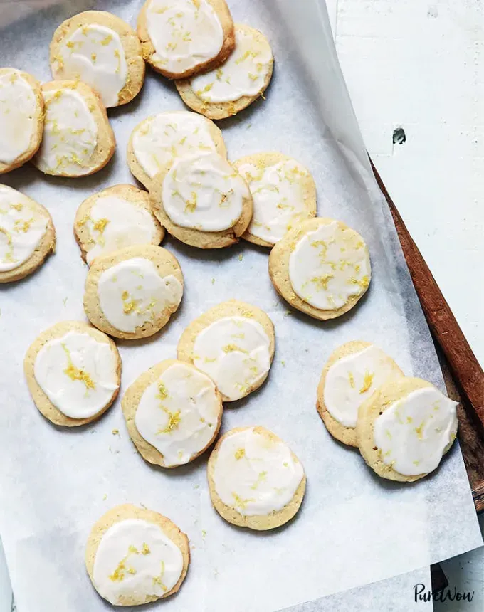 types of cookies: lemon icebox cookies on a baking sheet' title='The 23 Types of Cookies Every Baker Should Master
