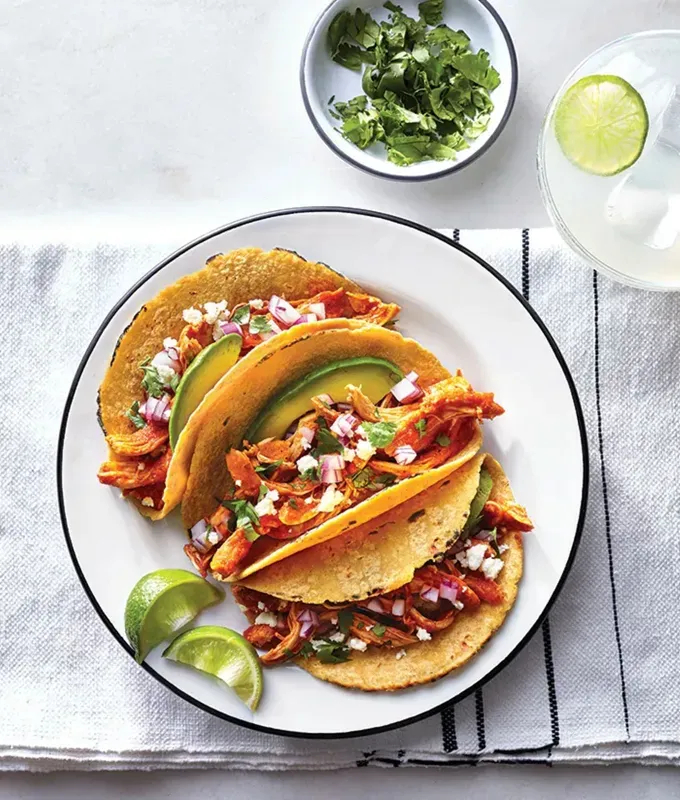 chicken meal prep recipes: chicken tinga' title='40 Chicken Meal Prep Recipes That Never Get Boring